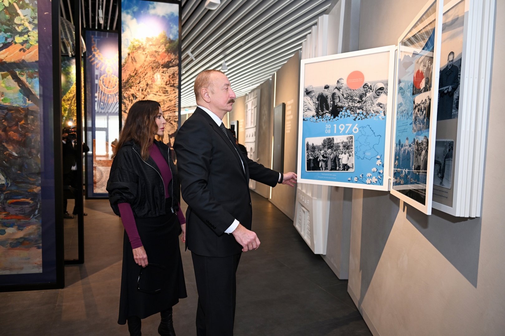 President Ilham Aliyev, First Lady Mehriban Aliyeva visit Victory Monument in Baku, attend opening of Victory Museum (PHOTO/VIDEO)