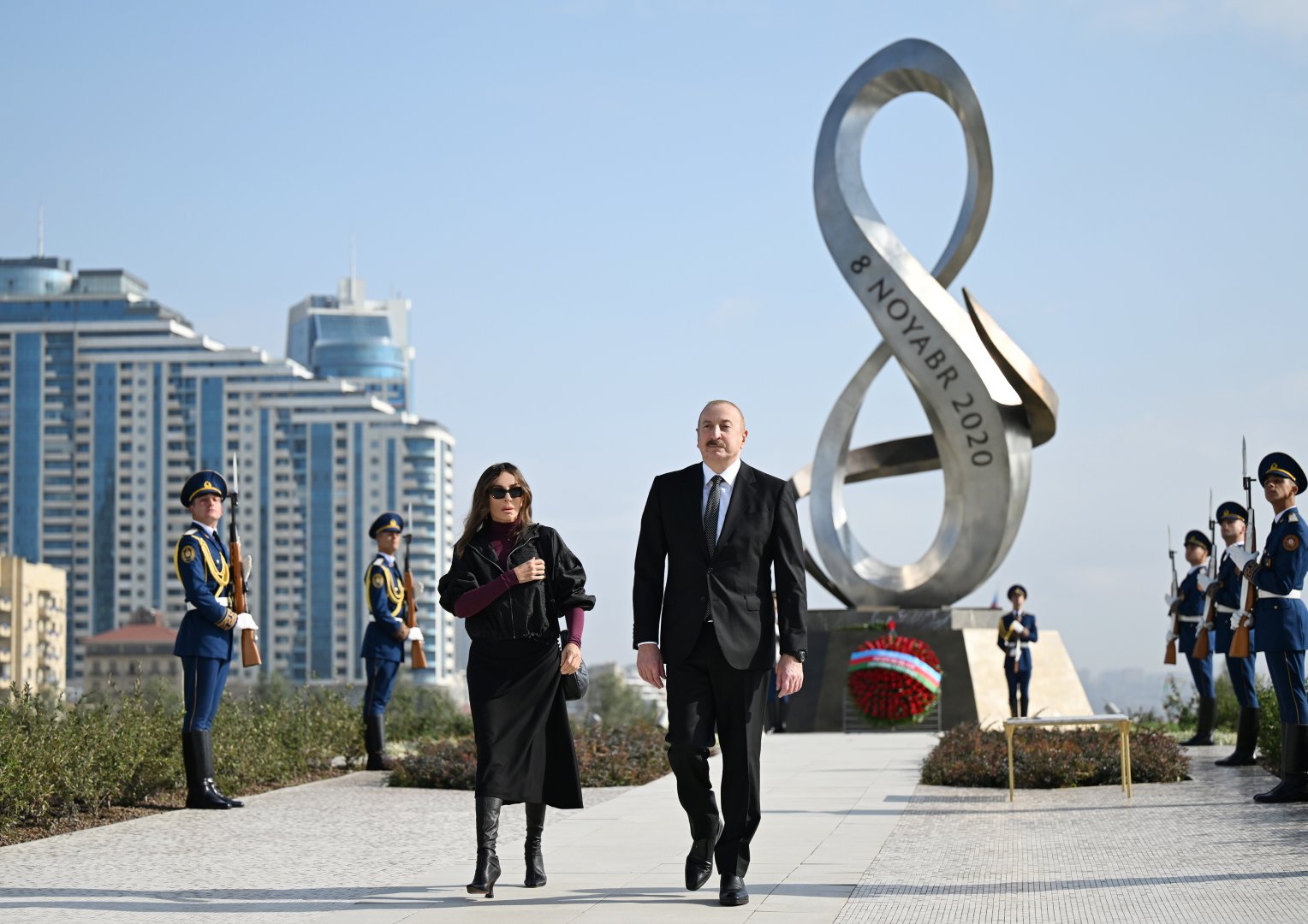 President Ilham Aliyev, First Lady Mehriban Aliyeva visit Victory Monument in Baku, attend opening of Victory Museum (PHOTO/VIDEO)