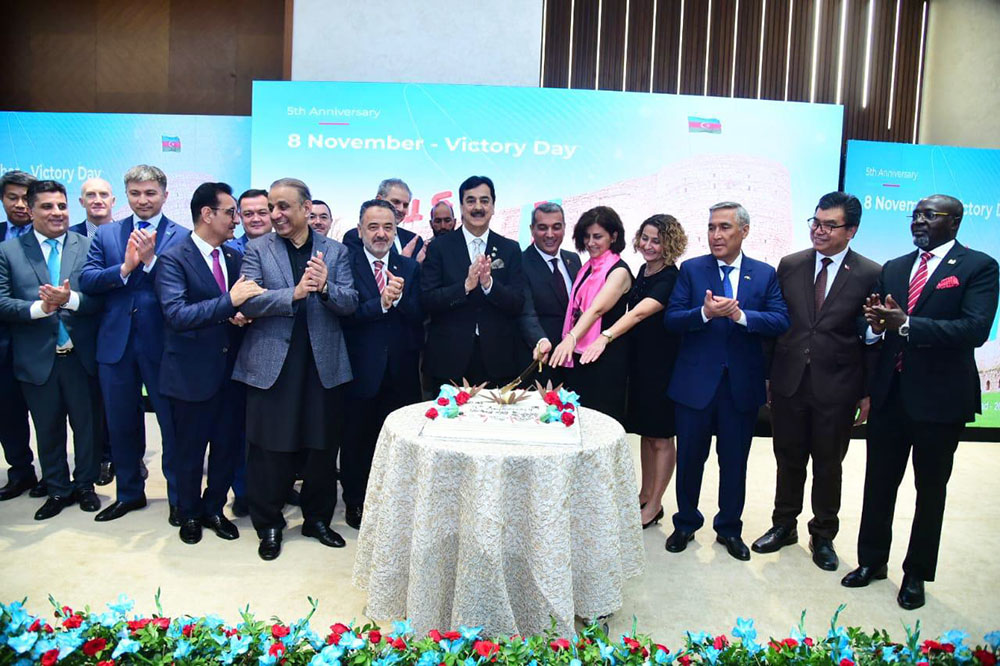 Azerbaijan’s representations abroad mark 5th anniversary of nation's Victory Day (PHOTO)