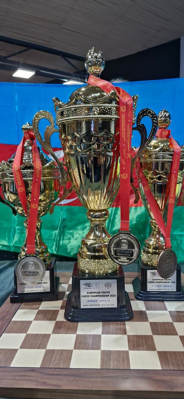 Azerbaijani chess competitor clinches European champion title in Montenegro (PHOTO)