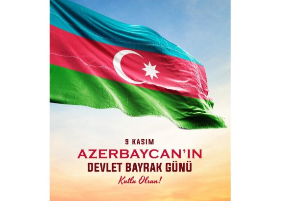 Turkish MFA shares post on National Flag Day of Azerbaijan