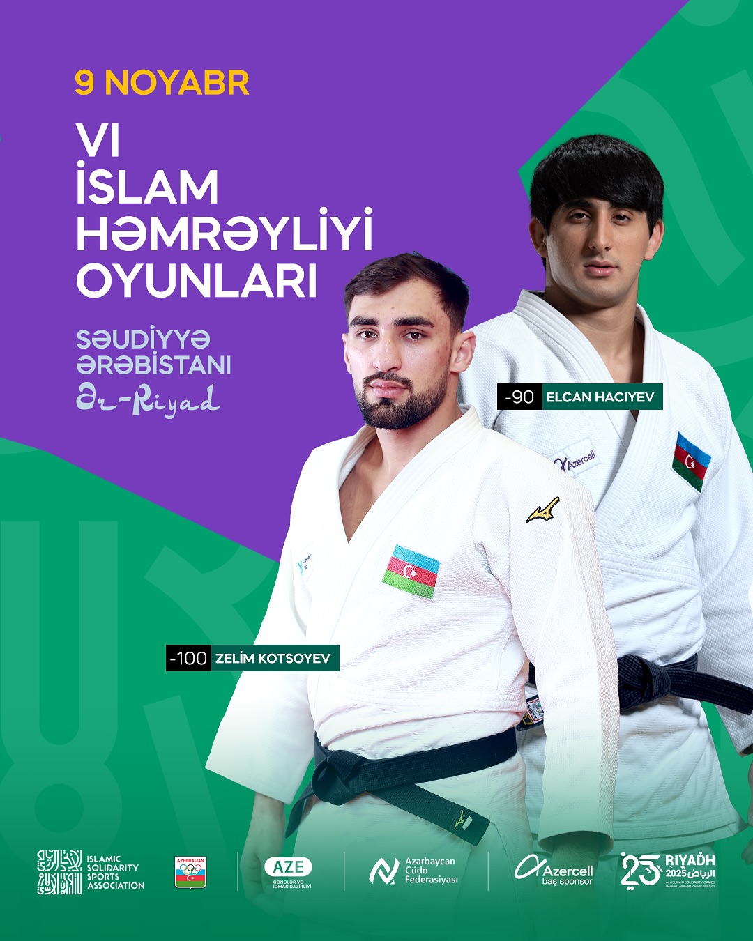 Two Azerbaijani judokas reach final of 6th Islamic Solidarity Games (PHOTO)