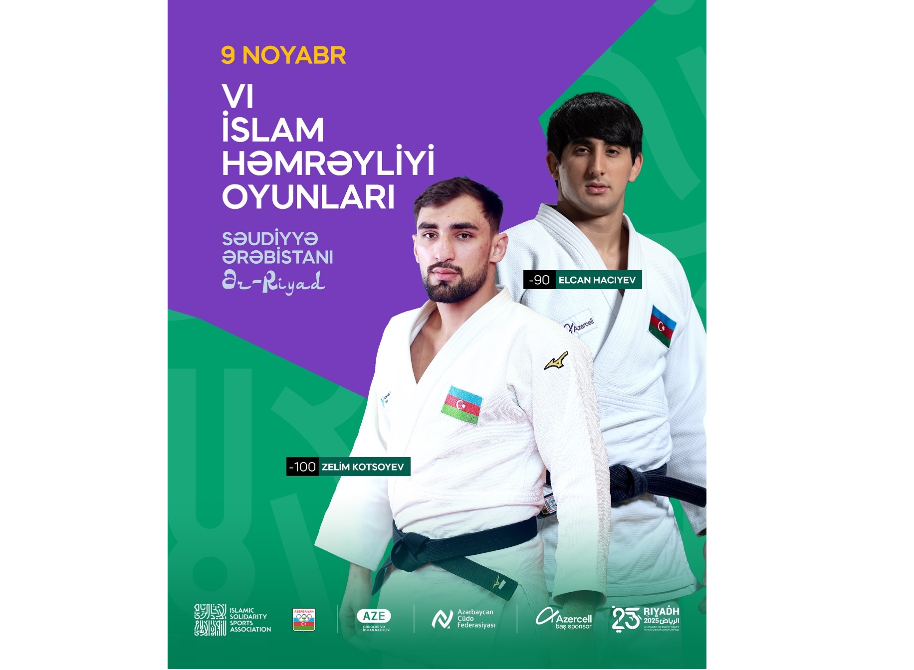 Two Azerbaijani judokas reach final of 6th Islamic Solidarity Games (PHOTO)