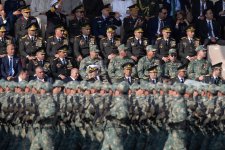President Ilham Aliyev, First Lady Mehriban Aliyeva, President Erdoğan, Pakistani PM attend Military Parade in Baku (PHOTO/VIDEO)