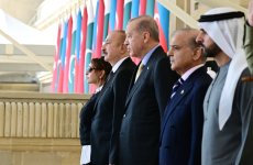President Ilham Aliyev, First Lady Mehriban Aliyeva, President Erdoğan, Pakistani PM attend Military Parade in Baku (PHOTO/VIDEO)