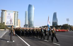 President Ilham Aliyev, First Lady Mehriban Aliyeva, President Erdoğan, Pakistani PM attend Military Parade in Baku (PHOTO/VIDEO)