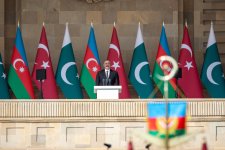 President Ilham Aliyev, First Lady Mehriban Aliyeva, President Erdoğan, Pakistani PM attend Military Parade in Baku (PHOTO/VIDEO)