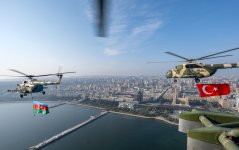 President Ilham Aliyev, First Lady Mehriban Aliyeva, President Erdoğan, Pakistani PM attend Military Parade in Baku (PHOTO/VIDEO)