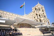 President Ilham Aliyev, First Lady Mehriban Aliyeva, President Erdoğan, Pakistani PM attend Military Parade in Baku (PHOTO/VIDEO)