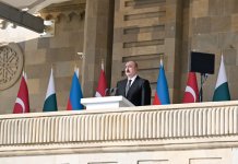 President Ilham Aliyev, First Lady Mehriban Aliyeva, President Erdoğan, Pakistani PM attend Military Parade in Baku (PHOTO/VIDEO)