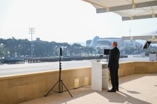 President Ilham Aliyev, First Lady Mehriban Aliyeva, President Erdoğan, Pakistani PM attend Military Parade in Baku (PHOTO/VIDEO)