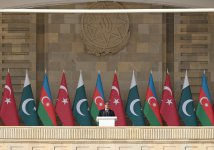 President Ilham Aliyev, First Lady Mehriban Aliyeva, President Erdoğan, Pakistani PM attend Military Parade in Baku (PHOTO/VIDEO)