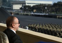 President Ilham Aliyev, First Lady Mehriban Aliyeva, President Erdoğan, Pakistani PM attend Military Parade in Baku (PHOTO/VIDEO)
