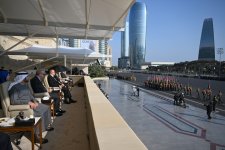 President Ilham Aliyev, First Lady Mehriban Aliyeva, President Erdoğan, Pakistani PM attend Military Parade in Baku (PHOTO/VIDEO)