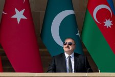 President Ilham Aliyev, First Lady Mehriban Aliyeva, President Erdoğan, Pakistani PM attend Military Parade in Baku (PHOTO/VIDEO)