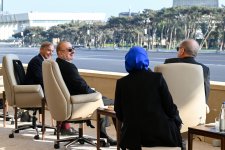 President Ilham Aliyev, First Lady Mehriban Aliyeva, President Erdoğan, Pakistani PM attend Military Parade in Baku (PHOTO/VIDEO)
