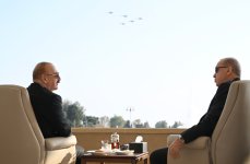 President Ilham Aliyev, First Lady Mehriban Aliyeva, President Erdoğan, Pakistani PM attend Military Parade in Baku (PHOTO/VIDEO)