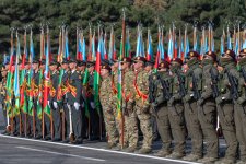President Ilham Aliyev, First Lady Mehriban Aliyeva, President Erdoğan, Pakistani PM attend Military Parade in Baku (PHOTO/VIDEO)