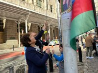 National flag of Azerbaijan raised in famous New York park (PHOTO)