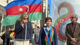 National flag of Azerbaijan raised in famous New York park (PHOTO)