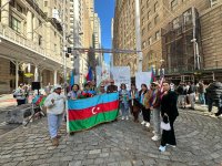 National flag of Azerbaijan raised in famous New York park (PHOTO)