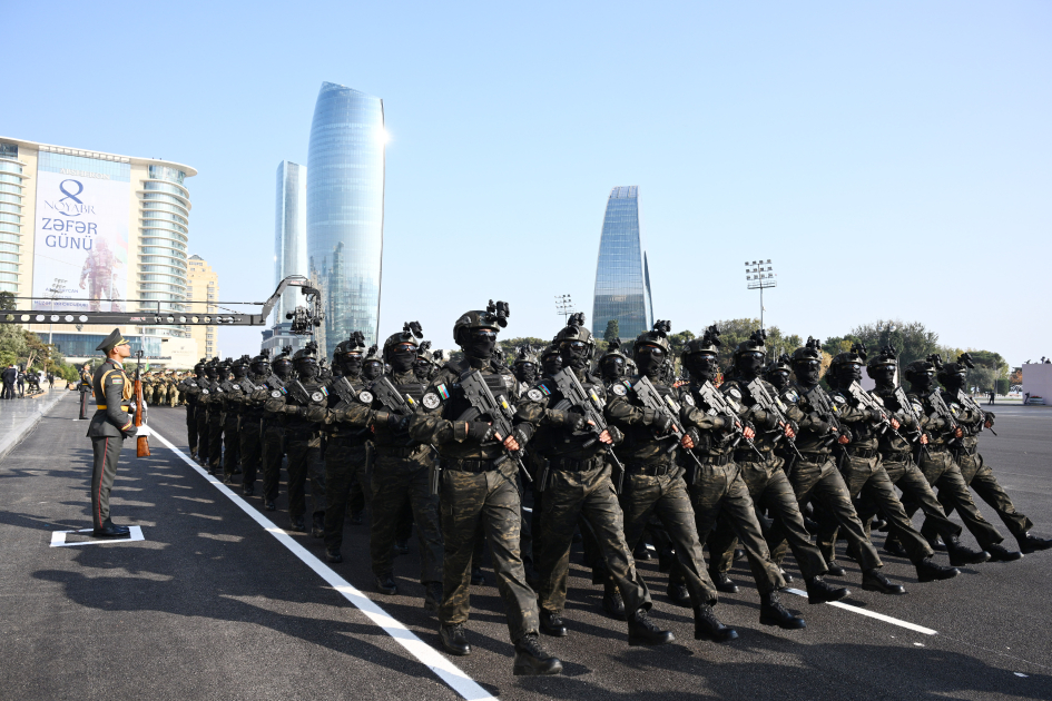 President Ilham Aliyev, First Lady Mehriban Aliyeva, President Erdoğan, Pakistani PM attend Military Parade in Baku (PHOTO/VIDEO)