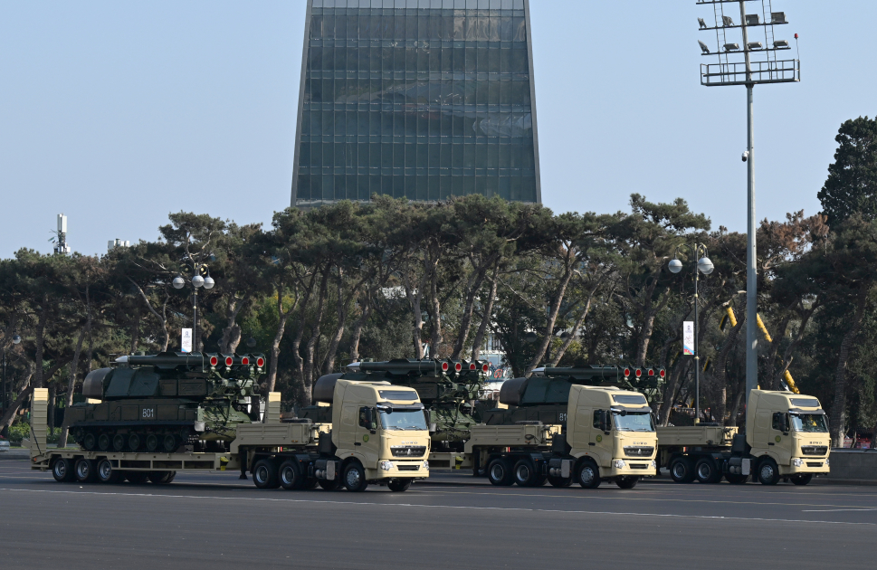 President Ilham Aliyev, First Lady Mehriban Aliyeva, President Erdoğan, Pakistani PM attend Military Parade in Baku (PHOTO/VIDEO)