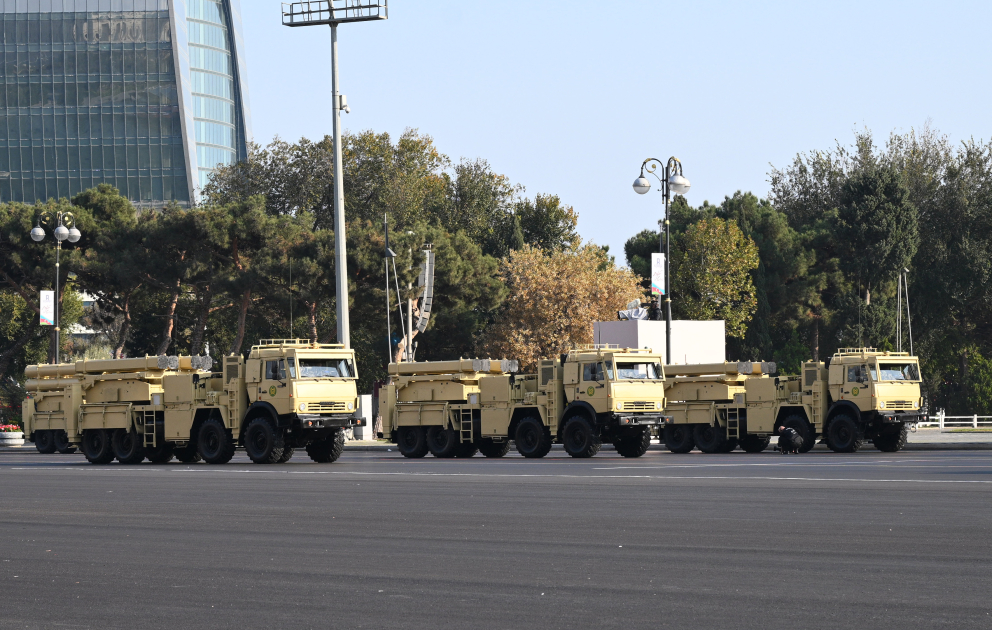 President Ilham Aliyev, First Lady Mehriban Aliyeva, President Erdoğan, Pakistani PM attend Military Parade in Baku (PHOTO/VIDEO)