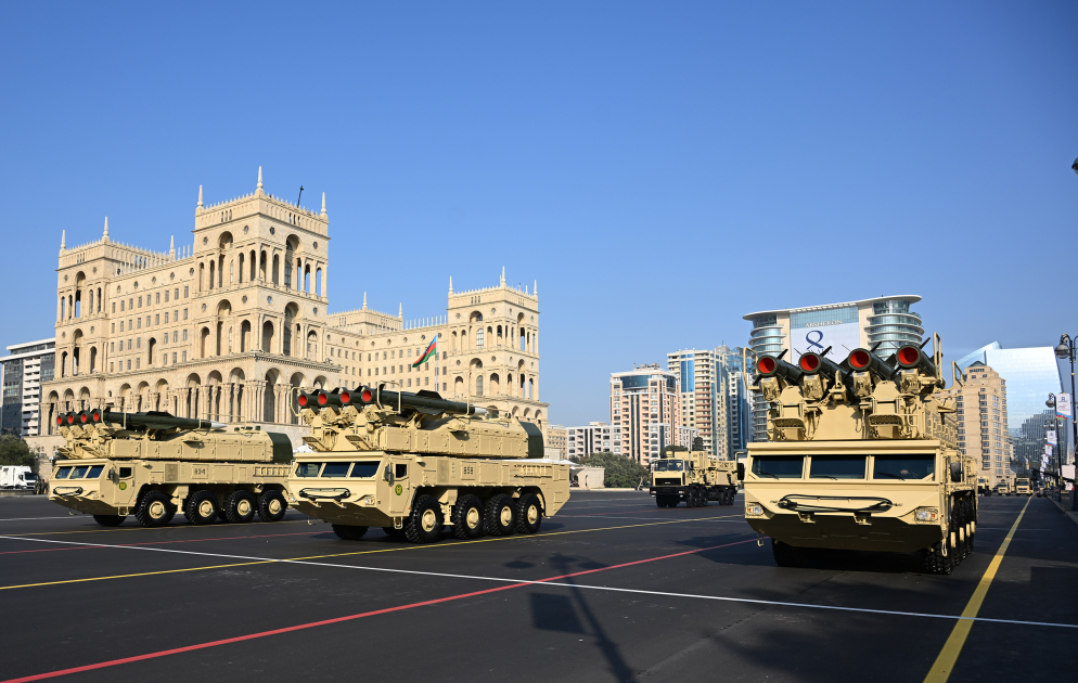 President Ilham Aliyev, First Lady Mehriban Aliyeva, President Erdoğan, Pakistani PM attend Military Parade in Baku (PHOTO/VIDEO)