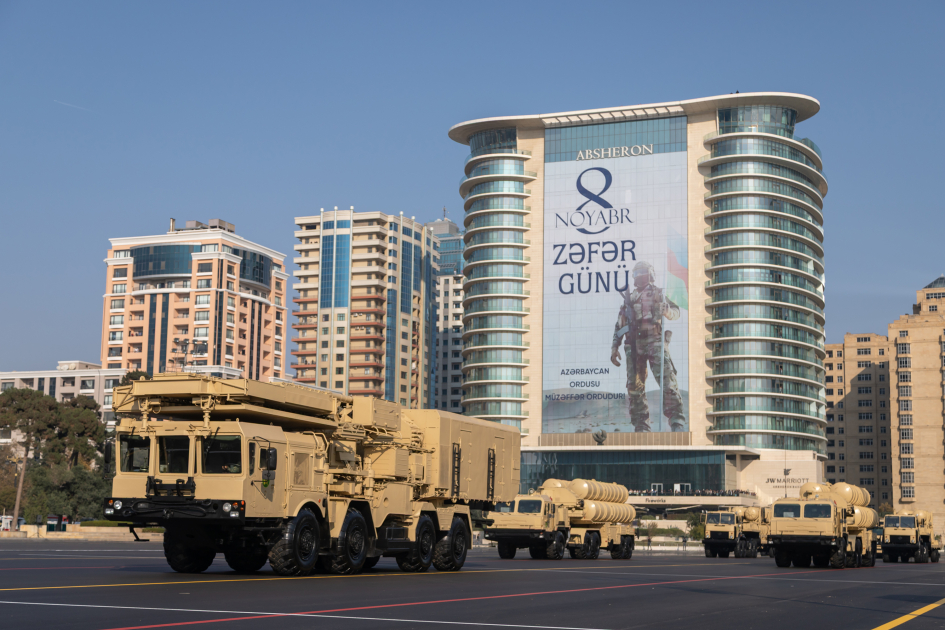 President Ilham Aliyev, First Lady Mehriban Aliyeva, President Erdoğan, Pakistani PM attend Military Parade in Baku (PHOTO/VIDEO)