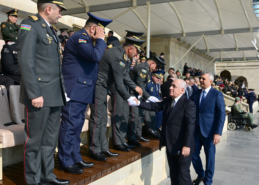 President Ilham Aliyev, First Lady Mehriban Aliyeva, President Erdoğan, Pakistani PM attend Military Parade in Baku (PHOTO/VIDEO)