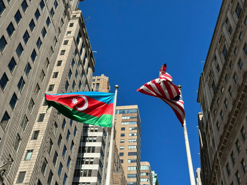 National flag of Azerbaijan raised in famous New York park (PHOTO)