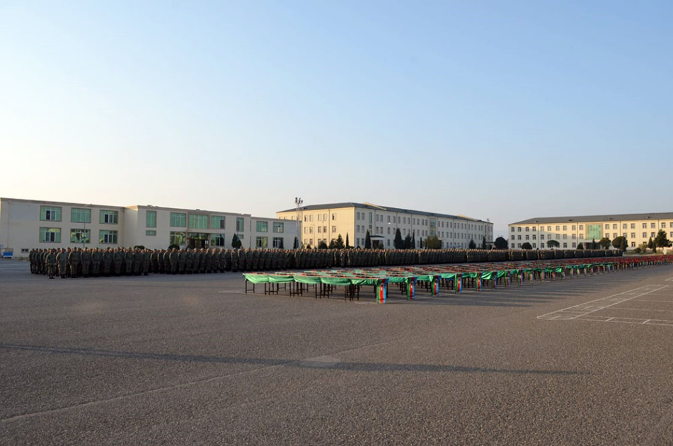 Azerbaijan Army holds military oath-taking ceremonies (PHOTO)
