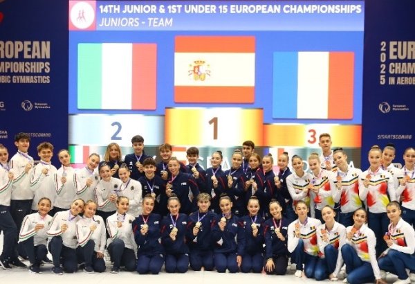 Azerbaijan's Ganja continues European Aerobic Gymnastics Championships (PHOTO)