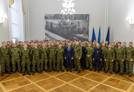 Estonia honors troops for service in global missions from Iraq to Red Sea