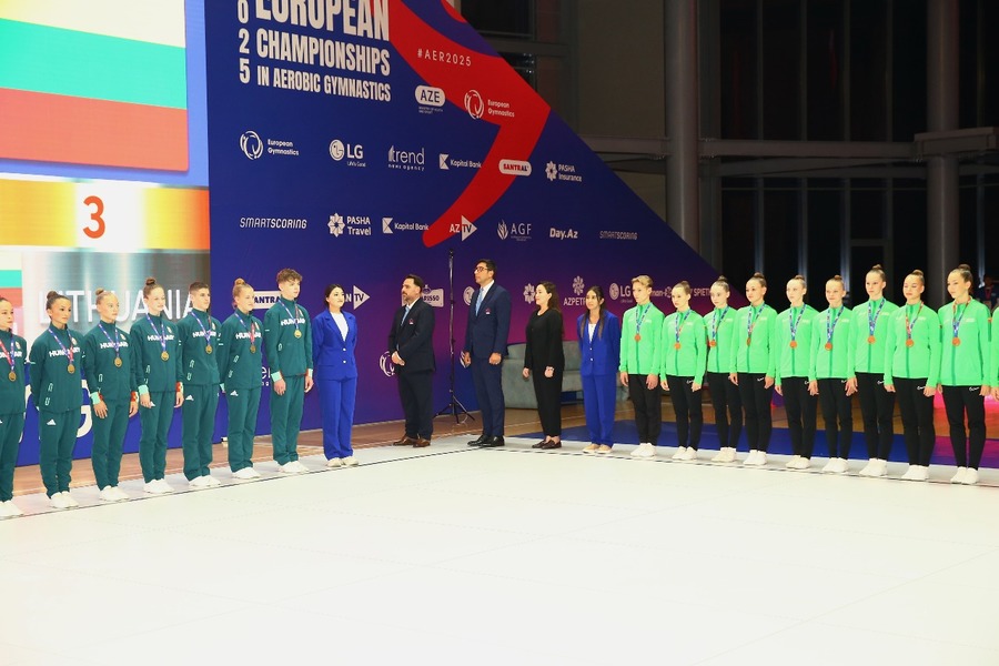 Azerbaijan's Ganja continues European Aerobic Gymnastics Championships (PHOTO)