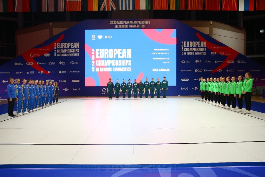 Azerbaijan's Ganja continues European Aerobic Gymnastics Championships (PHOTO)