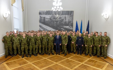 Estonia honors troops for service in global missions from Iraq to Red Sea