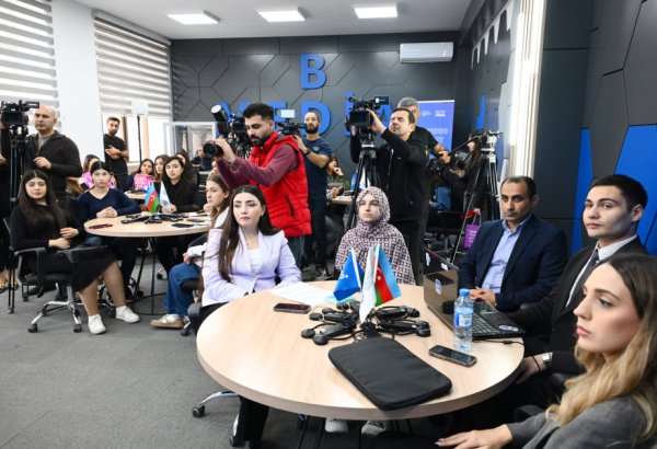 Azerbaijan's MEDIA, Euronews Academy roll out joint training on TV and live journalism