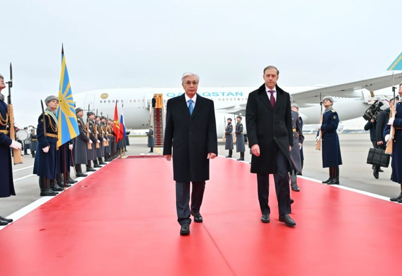 Kazakhstan's Tokayev begins state visit to Russia