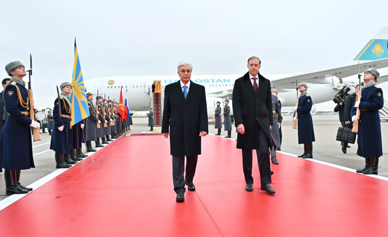 Kazakhstan's Tokayev begins state visit to Russia