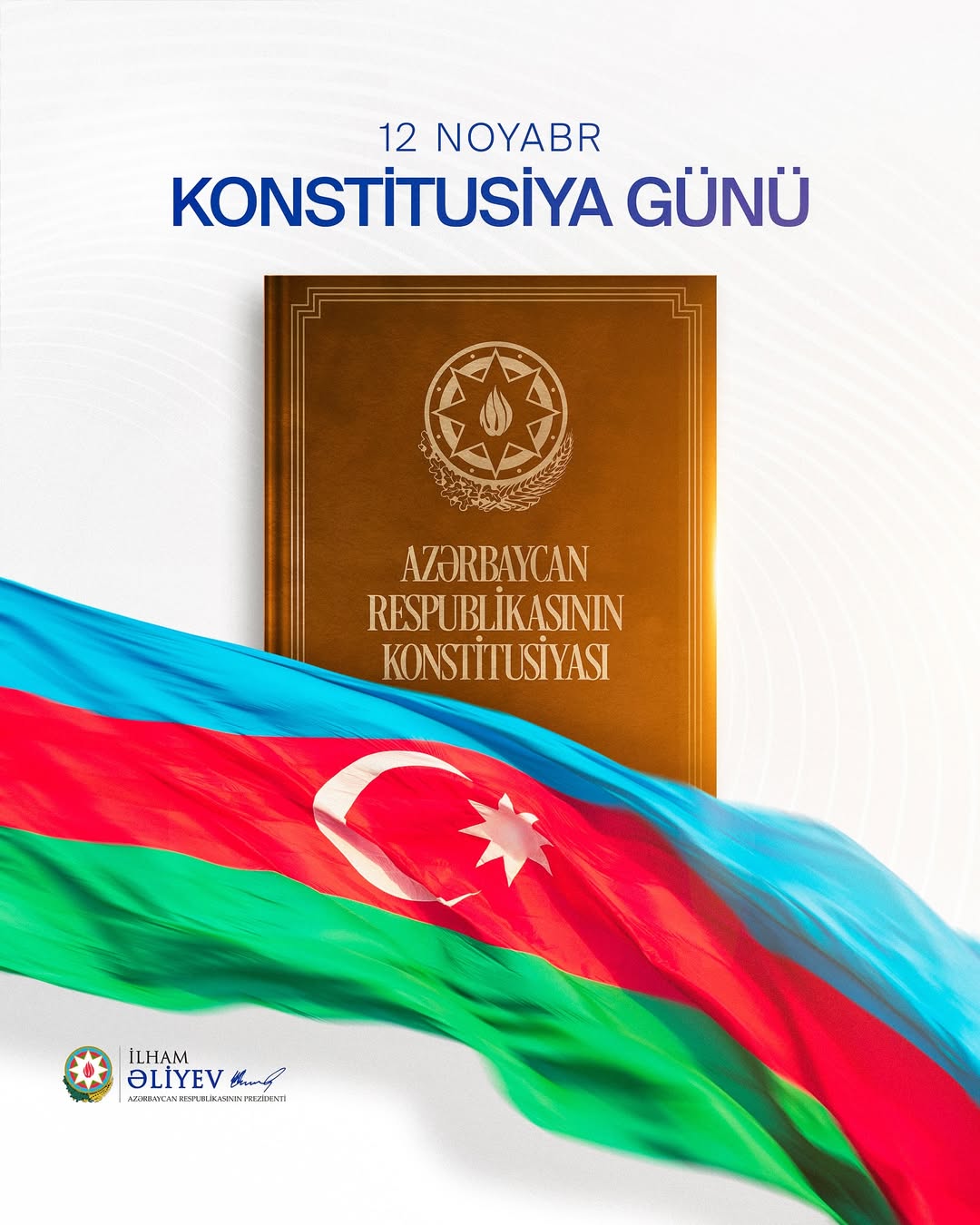President Ilham Aliyev makes post on occasion of 12 November - Constitution Day (PHOTO)