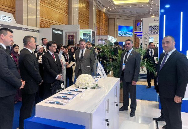 Azerbaijani delegation attends Turkmentel-2025 int'l exhibition in Ashgabat (PHOTO)