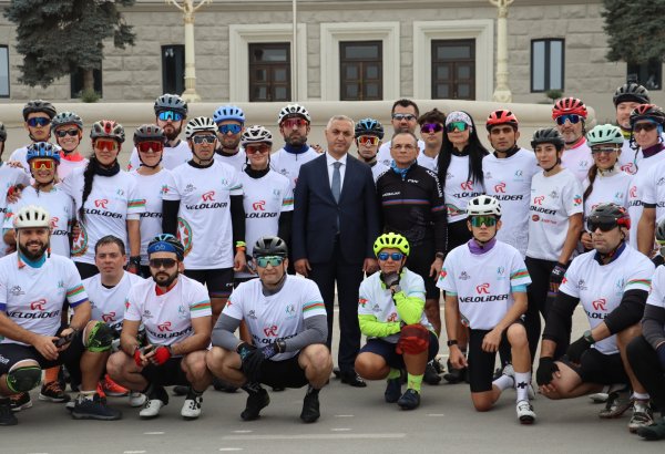 Azerbaijan's Khankendi hosts final stage of “In Footsteps of Victory” cycling tour (PHOTO)