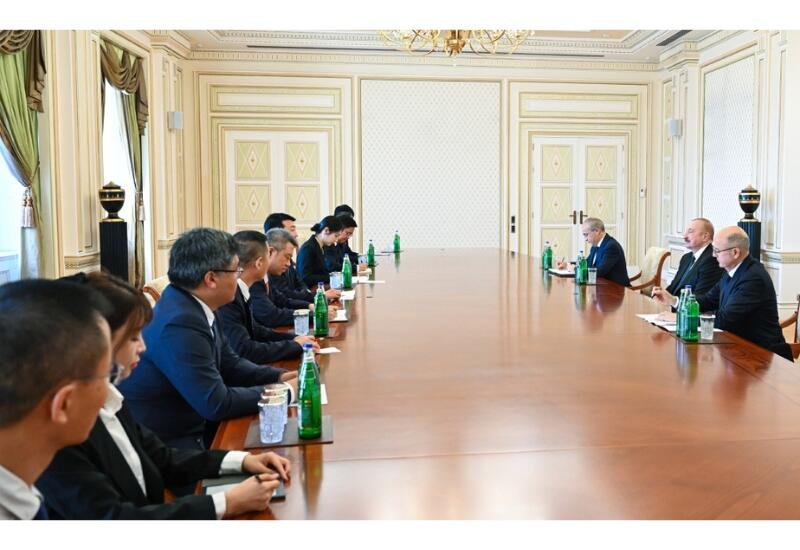 President Ilham Aliyev receives delegation of China's China Datang Corporation Ltd. (PHOTO/VIDEO)