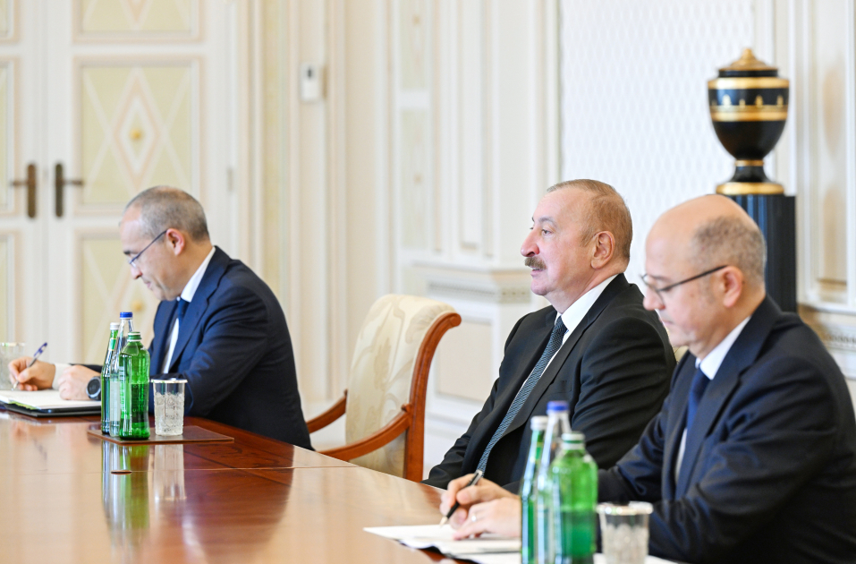 President Ilham Aliyev receives delegation of China's China Datang Corporation Ltd. (PHOTO/VIDEO)