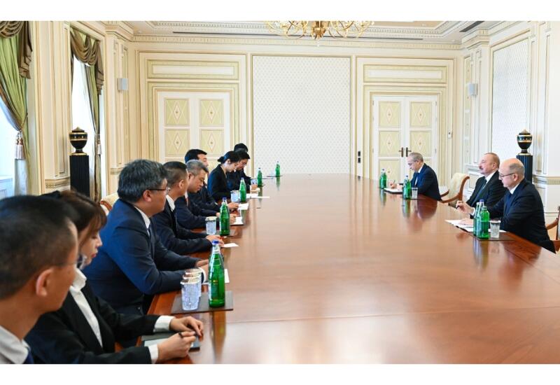 President Ilham Aliyev receives delegation of China's China Datang Corporation Ltd. (PHOTO/VIDEO)