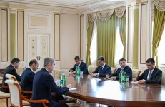 President Ilham Aliyev receives newly appointed Presidential Representative in Nakhchivan and heads of several district executive authorities