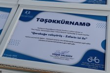 Azerbaijan's Khankendi hosts final stage of “In Footsteps of Victory” cycling tour (PHOTO)