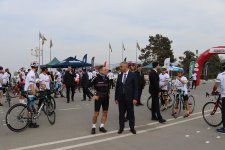 Azerbaijan's Khankendi hosts final stage of “In Footsteps of Victory” cycling tour (PHOTO)